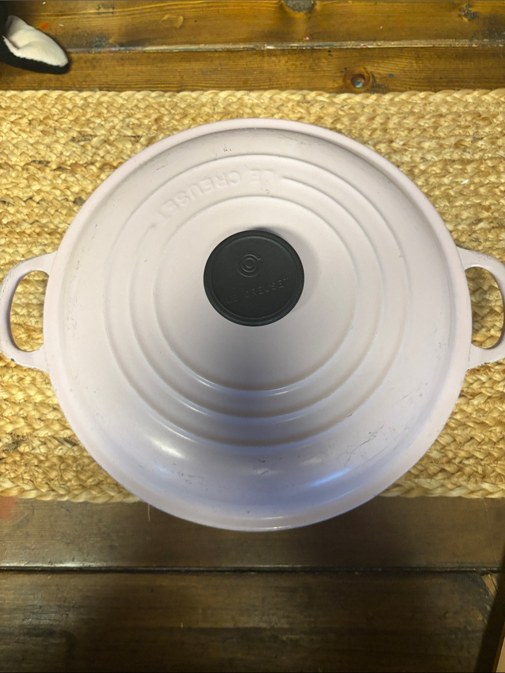 Le Creuset Pink Round Enameled Cast Iron Dutch Oven